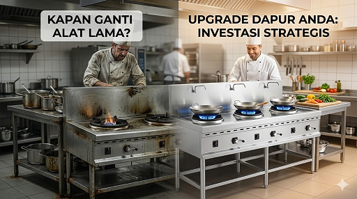 Upgrade Dapur Anda: Kapan Waktu yang Tepat Mengganti Peralatan Restoran Lama?