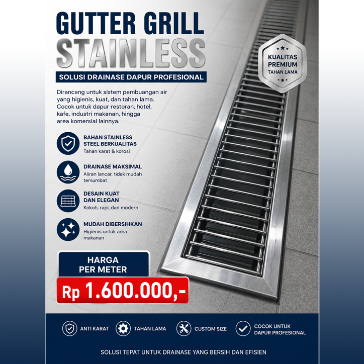 Gutter Grill Stainless