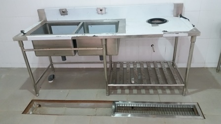 Double_sink_&_gutter_solusi_dapur_restoran